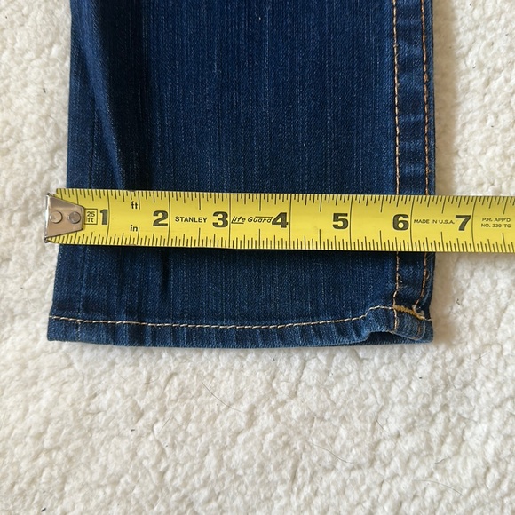 True Religion | Low Rise Boot Cut Dark Denim Jeans Size 24 - Picture 14 of 16